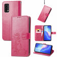 For Blackview A90 Four-leaf Clasp Embossed Buckle Mobile Phone Protection Leather Case with Lanyard & Card Slot & Wallet & Bracket Function(Magenta) -  by PMC TechLife | Online Shopping South Africa | PMC TechLife