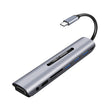 V161B 9-in-1 Type-C to HD / VGA / USB3.0 / SD / 3.5mm Audio / TF Card Reader HUB - USB HUB by PMC TechLife | Online Shopping South Africa | PMC TechLife | Buy Now Pay Later Mobicred