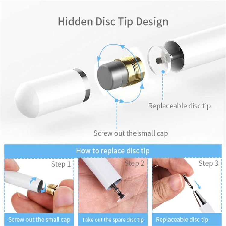 AT-23 High-precision Touch Screen Pen Stylus with 2 Pen Tip