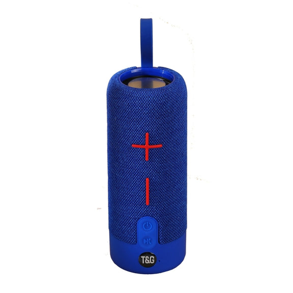 T&G TG619 Portable Bluetooth Wireless Speaker Water-resistant Outdoor Bass Subwoofer Support AUX TF USB(Blue)