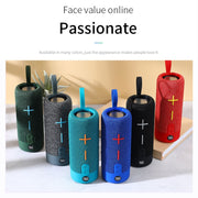 T&G TG619 Portable Bluetooth Wireless Speaker Water-resistant Outdoor Bass Subwoofer Support AUX TF USB(Black)