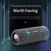 T&G TG619 Portable Bluetooth Wireless Speaker Water-resistant Outdoor Bass Subwoofer Support AUX TF USB(Blue)