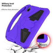 For Huawei MatePad 11 ���2021��� EVA Flat Anti Falling Protective Case Shell with Holder(Purple)