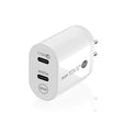 40W Dual Port PD / Type-C Fast Charger for iPhone / iPad Series, US Plug(White) - USB Charger by PMC TechLife | Online Shopping South Africa | PMC TechLife | Buy Now Pay Later Mobicred