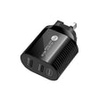 40W Dual Port PD / Type-C Fast Charger for iPhone / iPad Series, UK Plug(Black) - USB Charger by PMC TechLife | Online Shopping South Africa | PMC TechLife | Buy Now Pay Later Mobicred