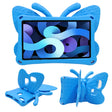For Lenovo Tab E8 TB8304F / N 8.0 Butterfly Bracket Style EVA Children Falling Proof Cover Protective Case(Blue) - Lenovo by PMC TechLife | Online Shopping South Africa | PMC TechLife | Buy Now Pay Later Mobicred