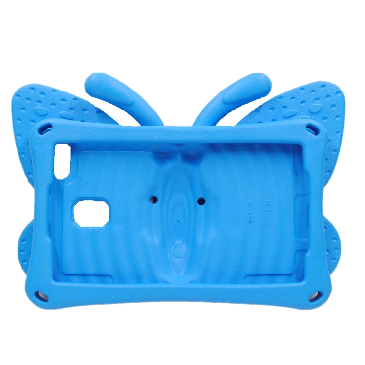 For Lenovo Tab E8 TB8304F / N 8.0 Butterfly Bracket Style EVA Children Falling Proof Cover Protective Case(Blue)