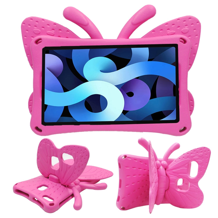 For Lenovo Tab E8 TB8304F / N 8.0 Butterfly Bracket Style EVA Children Falling Proof Cover Protective Case(RoseRed)
