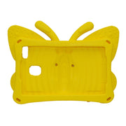 For Lenovo Tab E8 TB8304F / N 8.0 Butterfly Bracket Style EVA Children Falling Proof Cover Protective Case(Yellow)
