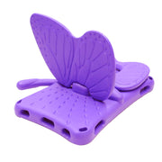For Amazon Kindle Fire HD 8 2020 Butterfly Bracket Style EVA Children Falling Proof Cover Protective Case(Purple)