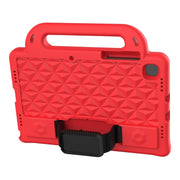 For Lenovo Tab M10 Plus TB-X606 10.3 Diamond Series EVA Anti-Fall Shockproof Sleeve Protective Shell Case with Holder & Strap(Red)