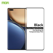 For Honor Magic 3 / Magic 3 Pro MOFI 9H 3D Explosion Proof Thermal Bending Full Screen Tempered Glass Film(Black)