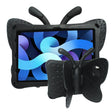 For Lenovo Tab M10 Plus TB-X606F/X 10.1 Butterfly Bracket Style EVA Children Falling Proof Cover Protective Case(Black) - Lenovo by PMC TechLife | Online Shopping South Africa | PMC TechLife | Buy Now Pay Later Mobicred