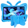 For Lenovo Tab M10 Plus TB-X606F/X 10.1 Butterfly Bracket Style EVA Children Falling Proof Cover Protective Case(Blue) - free shipping - PMC TechLife - Order now!