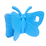 For Lenovo Tab M10 Plus TB-X606F/X 10.1 Butterfly Bracket Style EVA Children Falling Proof Cover Protective Case(Blue)