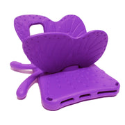 For Lenovo Tab M10 Plus TB-X606F/X 10.1 Butterfly Bracket Style EVA Children Falling Proof Cover Protective Case(Purple)