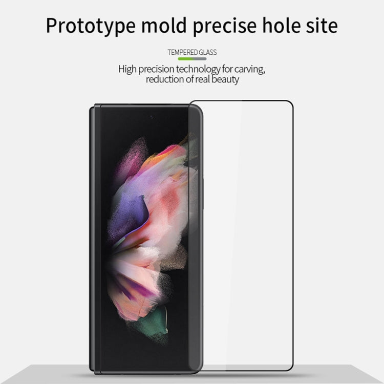 For Samsung Galaxy Z Fold3 5G MOFI 9H 2.5D Full Screen Tempered Glass Film(Black)