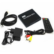 X9 Mini HD HDD Multimedia Player 4K Video Loop USB External Media Player AD Player(EU Plug)