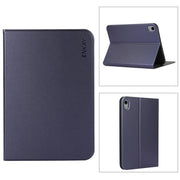 For iPad mini 2024 / mini 6 ENKAY Horizontal Flip PU Leather + TPU Smart Tablet Case with Holder & Sleep / Wake-up Function(Dark Blue)