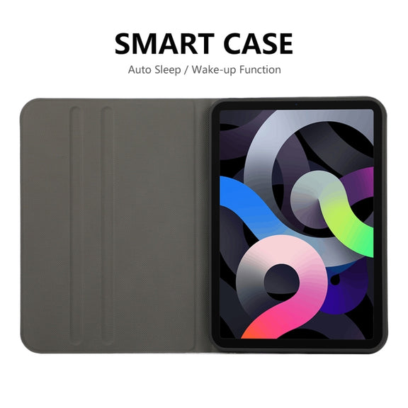 For iPad mini 2024 / mini 6 ENKAY Horizontal Flip PU Leather + TPU Smart Tablet Case with Holder & Sleep / Wake-up Function(Dark Blue)