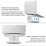 AP-2S Aluminum Alloy Laptop Stand 360 Degrees Rotating Radiator