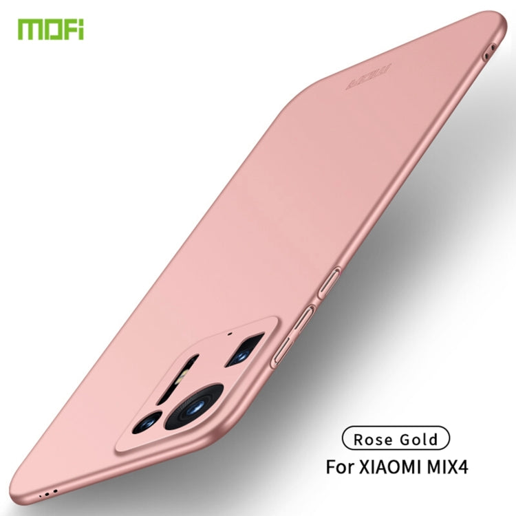 For Xiaomi Mix 4 MOFI Frosted PC Ultra-thin Hard Case(Rose Gold)