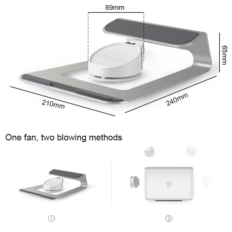 AP-1S Aluminum Alloy Laptop Stand with Radiator