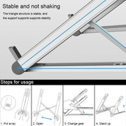 JP-2 Universal Aluminum Alloy Folding Laptop Stand