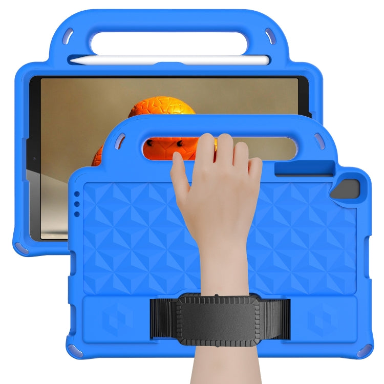 For Lenovo M10 X306X / X306F Diamond Series EVA Anti-Fall Shockproof Sleeve Protective Shell Case with Holder & Strap(Blue)