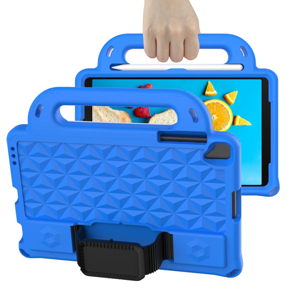 For Lenovo M10 X306X / X306F Diamond Series EVA Anti-Fall Shockproof Sleeve Protective Shell Case with Holder & Strap(Blue)