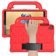 For Lenovo M10 X306X / X306F Diamond Series EVA Anti-Fall Shockproof Sleeve Protective Shell Case with Holder & Strap(Red)