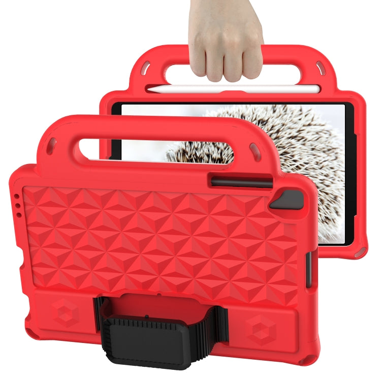 For Lenovo M10 X306X / X306F Diamond Series EVA Anti-Fall Shockproof Sleeve Protective Shell Case with Holder & Strap(Red)