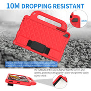 For Lenovo M10 X306X / X306F Diamond Series EVA Anti-Fall Shockproof Sleeve Protective Shell Case with Holder & Strap(Red)