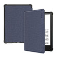 For Amazon Kindle Paperwhite 5 2021 ENKAY Solid Color Denim Texture Horizontal Flip Leather Tablet Case with Sleep / Wake-up Function(Dark Blue) - free shipping - PMC TechLife - Order now!