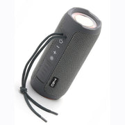 T&G TG227 Outdoor Portable Water-resistant Bluetooth Music Speaker with LED Support FM / TF / USB(Gray)