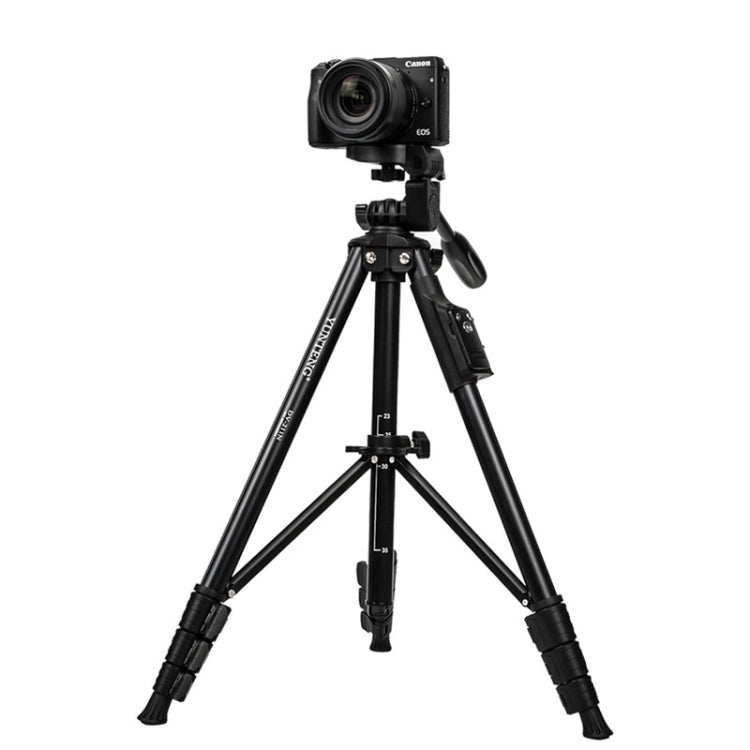 YUNTENG 211N Aluminum Tripod Mount with Bluetooth Remote Control & 3-Way Head & Phone Clamp