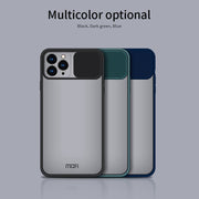 For iPhone 13 Pro Max MOFI Translucent Frosted PC + TPU Phone Case(Green)