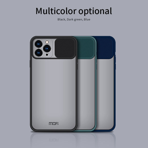 For iPhone 13 Pro Max MOFI Translucent Frosted PC + TPU Phone Case(Green)