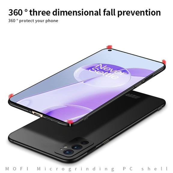 For OnePlus 9RT 5G MOFI Frosted PC Ultra-thin Hard Phone Case(Gold)