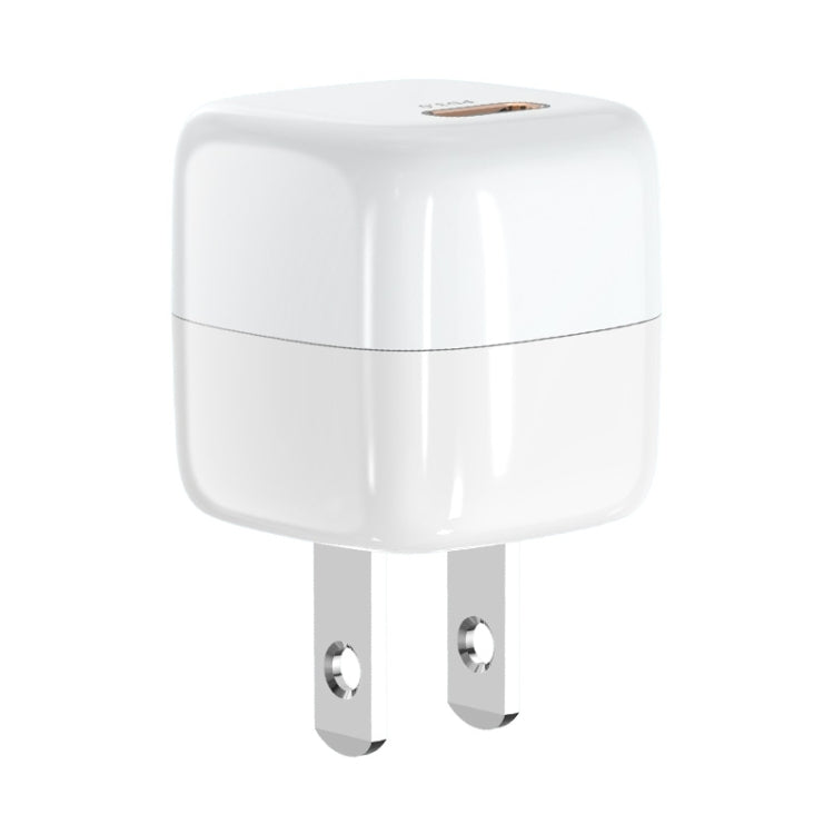 ENKAY APQ-011 Mini PD 20W USB-C / Type-C Port Fast Charger, US Plug(White)
