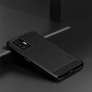 For Xiaomi Mi 11T / 11T Pro MOFI Gentleness Series Brushed Texture Carbon Fiber Soft TPU Phone Case(Black)