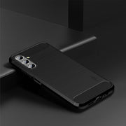 For Samsung Galaxy A13 5G MOFI Gentleness Series Brushed Texture Carbon Fiber Soft TPU Case(Black)
