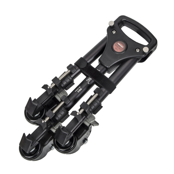 YUNTENG 901 Aluminium Alloy Camera Tripod Foot Wheel Pulley Base, Load 30KG