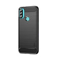 For Motorola Moto E20 / E30 / E40 MOFI Gentleness Series Brushed Texture Carbon Fiber Soft TPU Case(Black) - Motorola Cases by MOFI | Online Shopping South Africa | PMC TechLife | Buy Now Pay Later Mobicred