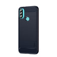 For Motorola Moto E20 / E30 / E40 MOFI Gentleness Series Brushed Texture Carbon Fiber Soft TPU Case(Blue) - Motorola Cases by MOFI | Online Shopping South Africa | PMC TechLife | Buy Now Pay Later Mobicred
