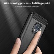 For Nokia XR20 MOFI Gentleness Series Brushed Texture Carbon Fiber Soft TPU Case(Blue)