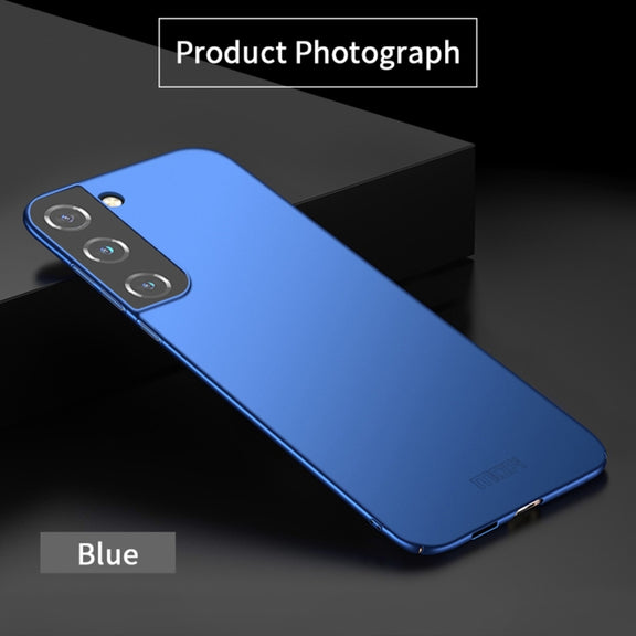 For Samsung Galaxy S22 5G MOFI Frosted PC Ultra-thin Hard Phone Case(Blue)