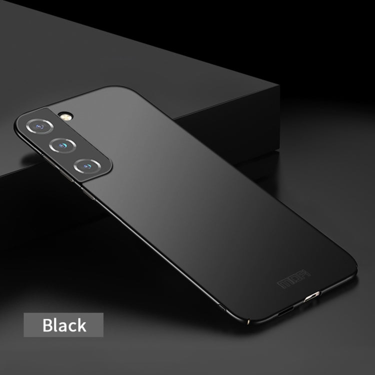 For Samsung Galaxy S22+ 5G MOFI Frosted PC Ultra-thin Hard Phone Case(Black)