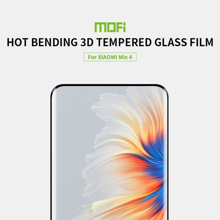 For Xiaomi Mi Mix4 MOFI 9H 3D Explosion Proof Thermal Bending Tempered Glass Film