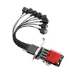 PCIE to DB9 RS232 Serial Port Expansion Card PCI-E Express Riser Card Converter - RS485 / RS232 Series by PMC TechLife | Online Shopping South Africa | PMC TechLife | Buy Now Pay Later Mobicred